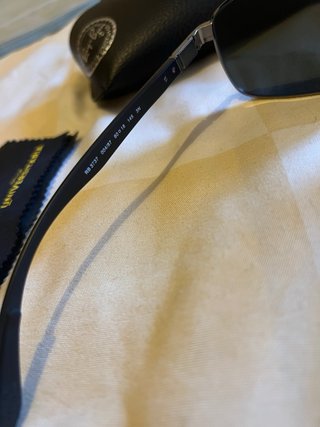 Gafas de sol Ray-Ban plata y negro