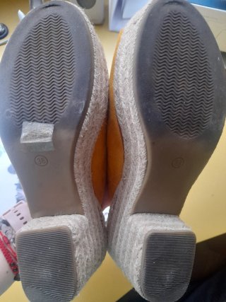 Sandalias cuña esparto BELLES talla 38