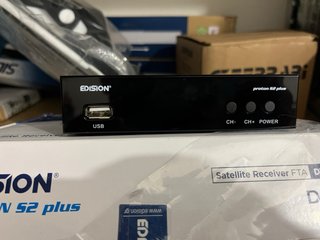 Receptor Satélite EDISION Proton S2 Plus DVB-S2