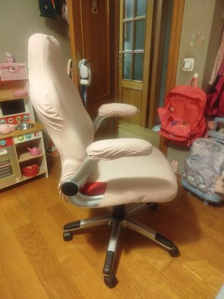 Silla Gaming con Funda Rosa
