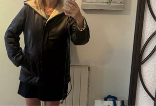 Chaqueta de piel reversible