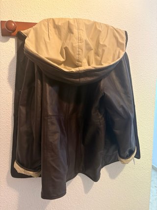 Chaqueta de piel reversible
