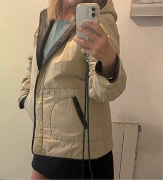 Chaqueta de piel reversible
