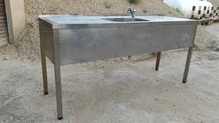 Fregadero industrial acero inoxidable