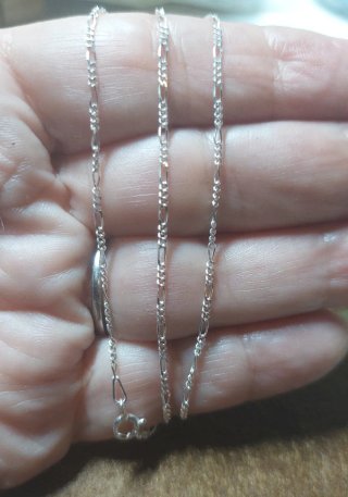 Cadena de 50cm de Plata de Ley