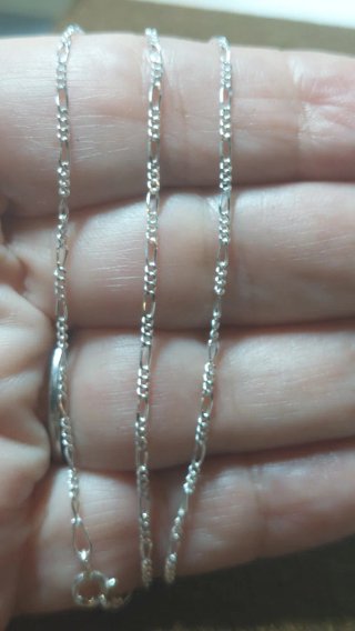 Cadena de 50cm de Plata de Ley