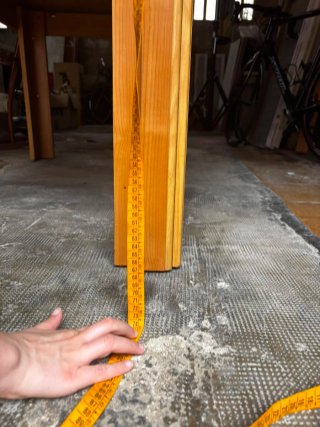 Mesa de comedor extensible de madera