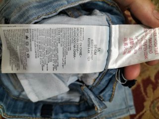 Pantalón vaquero Levis 710 niña 3 años 98 cm.