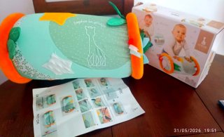 Rueda Sophie la girafe Rollin' para jugar ls bebés