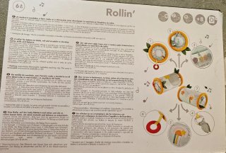 Rueda Sophie la girafe Rollin' para jugar ls bebés