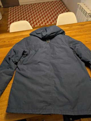 Parka Columbia Impermeable Azul Hombre