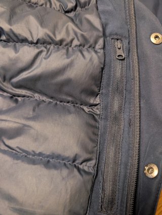 Parka Columbia Impermeable Azul Hombre