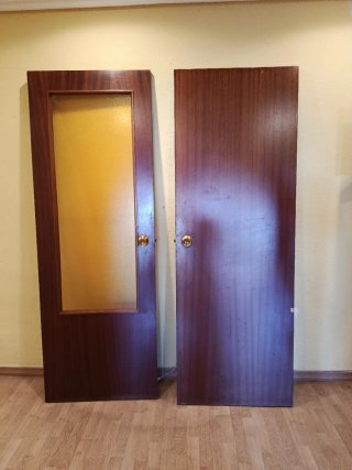 Puertas de madera en buen estado