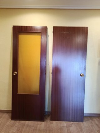 Puertas de madera en buen estado