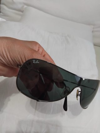 Occhiali da Sole Ray-Ban Mascherina Argento