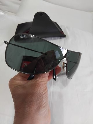 Occhiali da Sole Ray-Ban Mascherina Argento