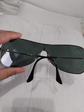 Occhiali da Sole Ray-Ban Mascherina Argento