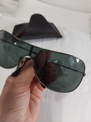 Occhiali da Sole Ray-Ban Mascherina Argento