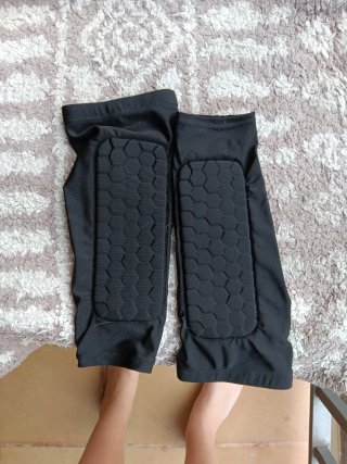Espinilleras de fútbol con protección