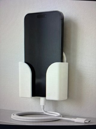 Soporte pared 3D para móvil