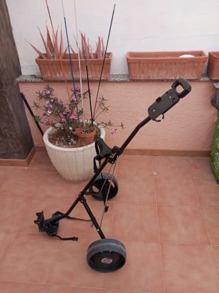 Carro para bolsa de palos de  golf Mitsushiba