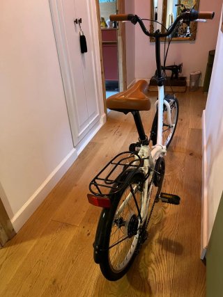 Bici Plegable Moma Blanca