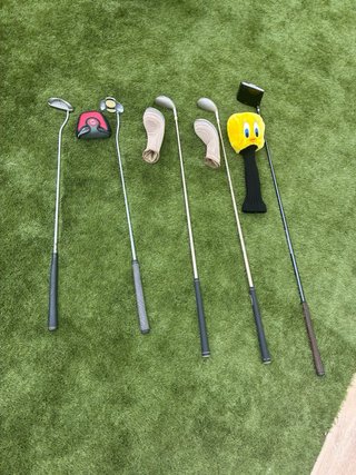 Bolsa de palos de golf con accesorios