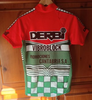 Maillot Vintage Derbi S.C. Aucora. Años 80
