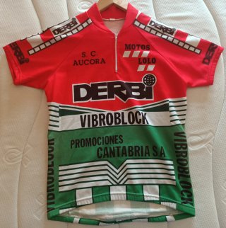 Maillot Vintage Derbi S.C. Aucora. Años 80