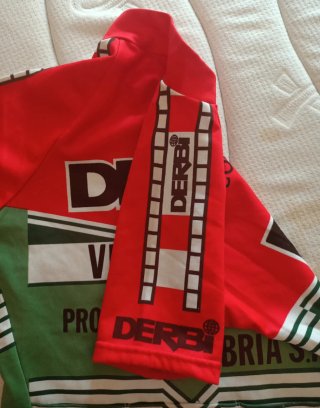 Maillot Vintage Derbi S.C. Aucora. Años 80