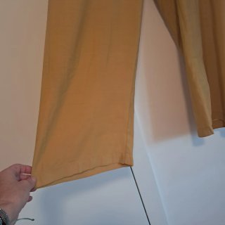 Pantalones palazzo color mostaza