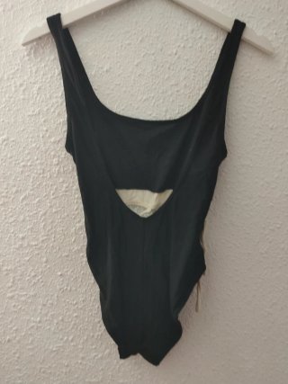 Bañador negro y blanco talla 38