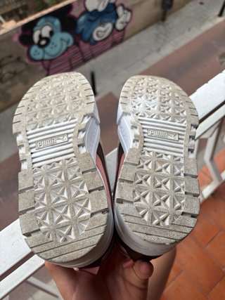 Zapatillas Puma Talla 37 Blancas y Rosas