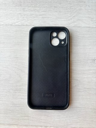 Custodia iPhone 13 Bianca con Dettagli Dorati