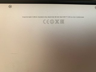 Apple MacBook Air A1466 Argento