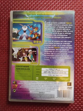 DVD Digimon La Película Español