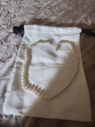 Collar Perlas Majorica Cierre Oro vitange