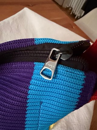 Bolso Bimba y Lola tejido multicolor