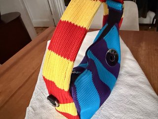 Bolso Bimba y Lola tejido multicolor