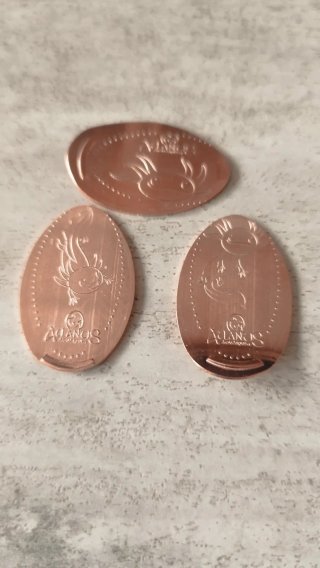 Monedas Atlantis Aquarium Elongadas M-103