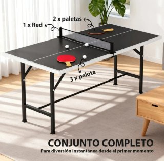 Mini mesa ping pong plegable