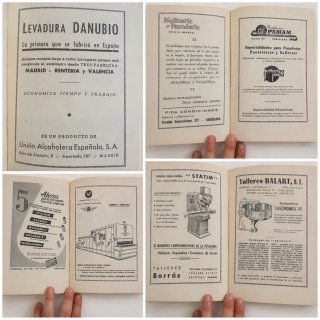 Manual de panaderia profesional antiguo.Montagut