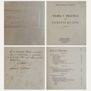 Manual de panaderia profesional antiguo.Montagut