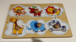 Puzzle madera animales para niños