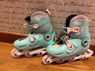 Patines en línea Talla 32/34 + protecciones talla