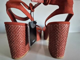 Sandalias Mango Plataforma Tacon