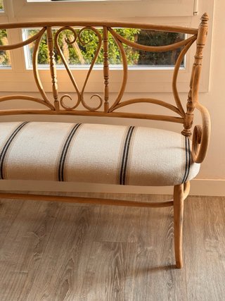 Antiguo Banco Thonet Francés Antiguo Siglo XIX