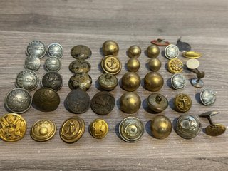 Lote Botones Militares y WWII