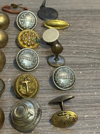 Lote Botones Militares y WWII