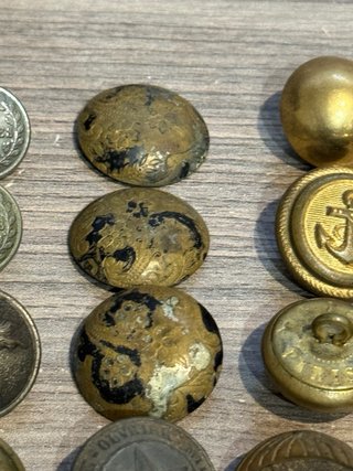 Lote Botones Militares y WWII